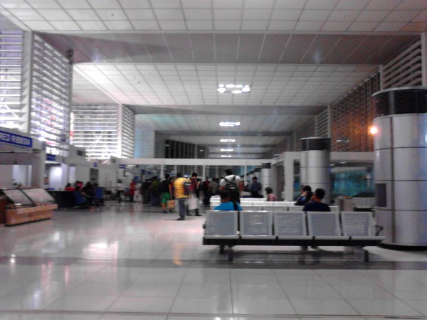 Inside Terminal II. Domestic pre-departure gate